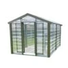 Adman Steel Sheds Multigrow 9.4x14.7 Greenhouse With Adjustable Vent