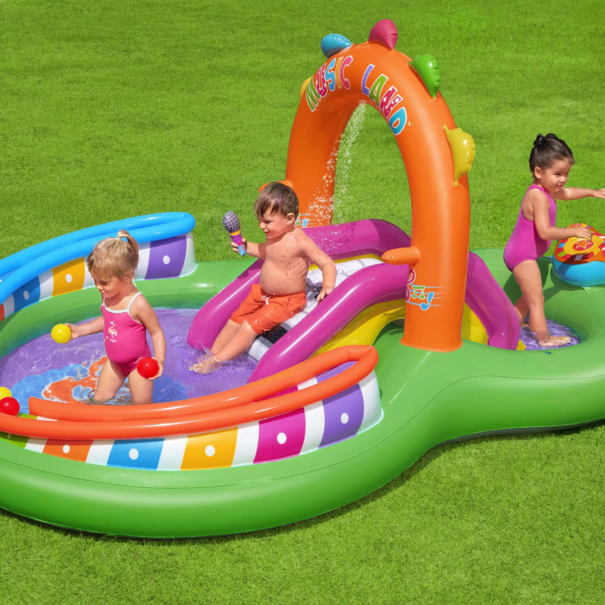 Bestway Sing 'n' Splash Multicolour Small Play Centre - Image 7