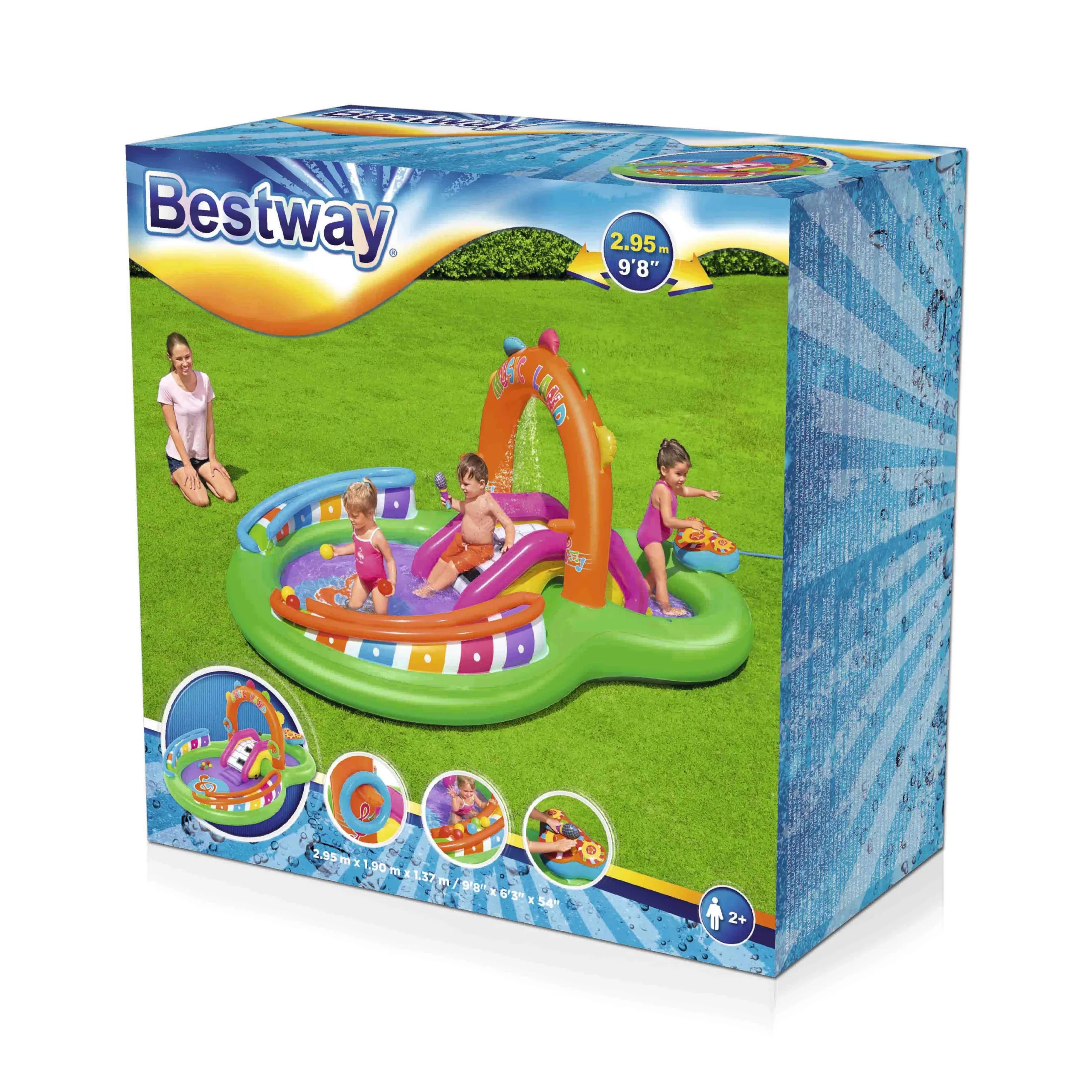 Bestway Sing 'n' Splash Multicolour Small Play Centre - Image 2