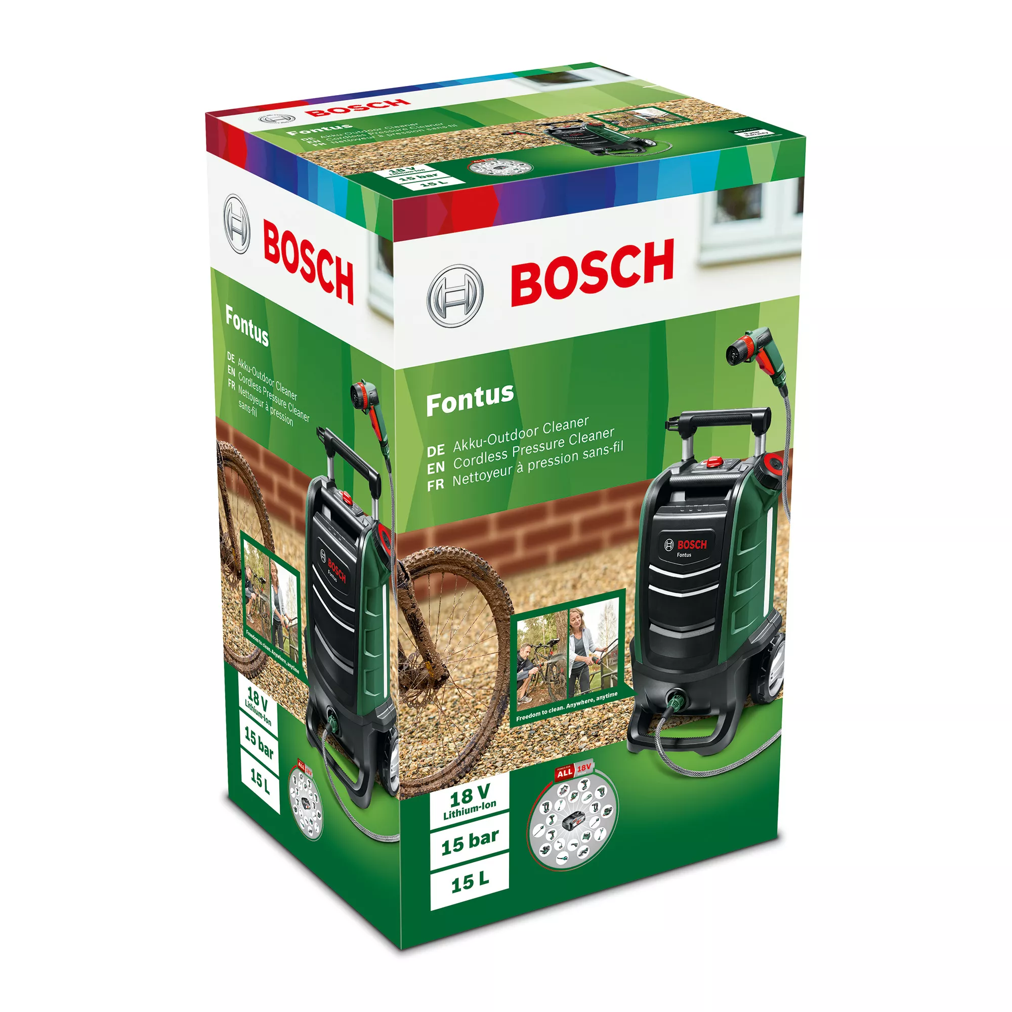 Bosch Power For All Cordless 18V Pressure Washer - Image 2