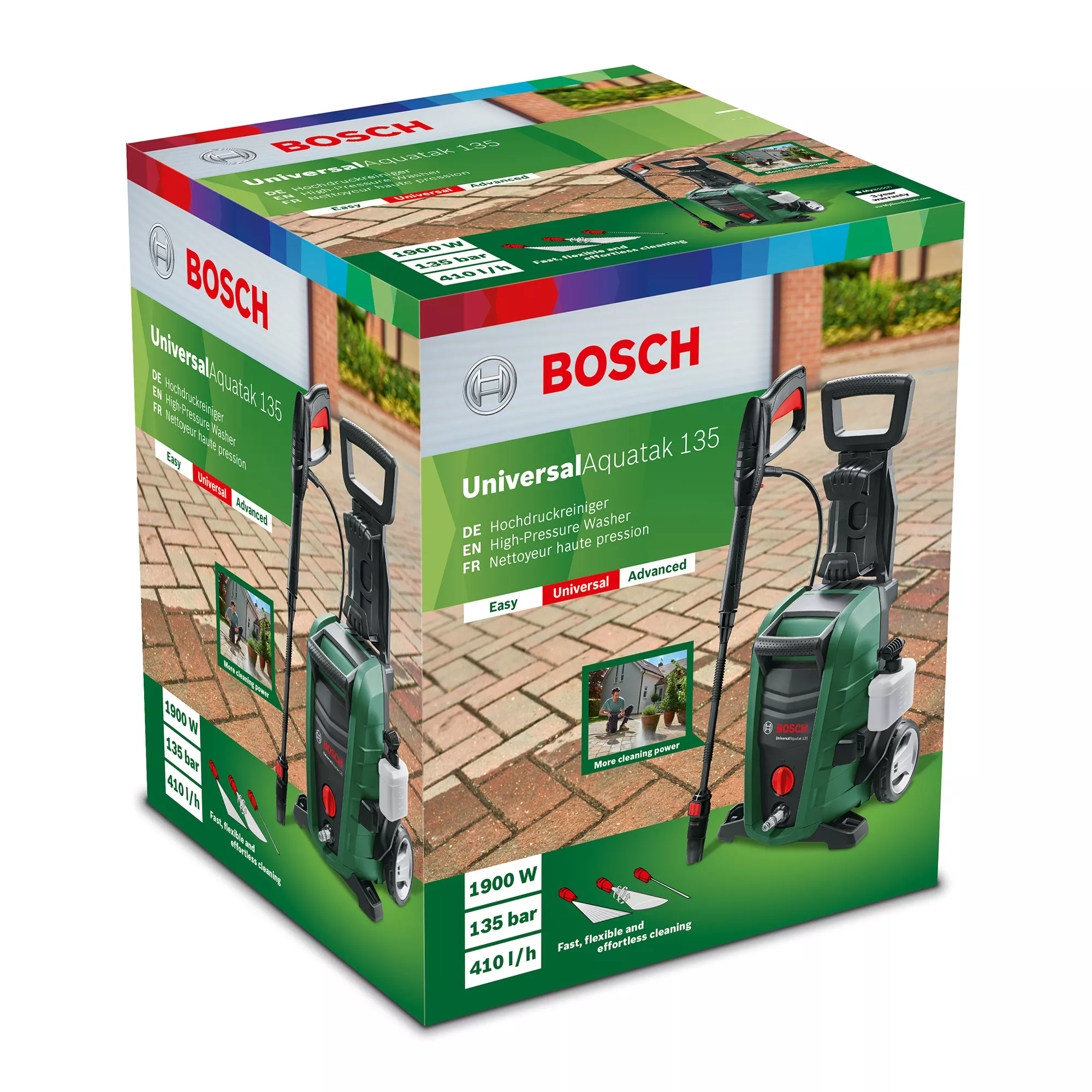 Bosch UniversalAquatak 135 Corded Pressure Washer 1.9kW UniversalAquatak 135 - Image 4