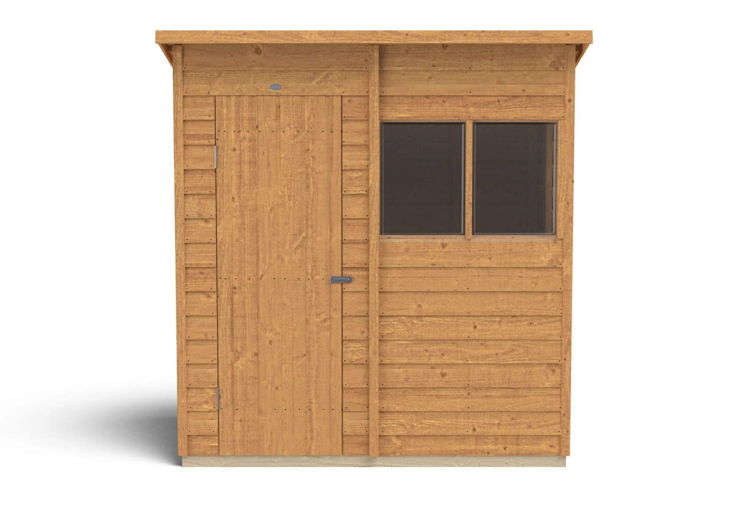 Forest Garden 6x4 Pent Dip Treated Overlap Wooden Shed With Floor - Image 3