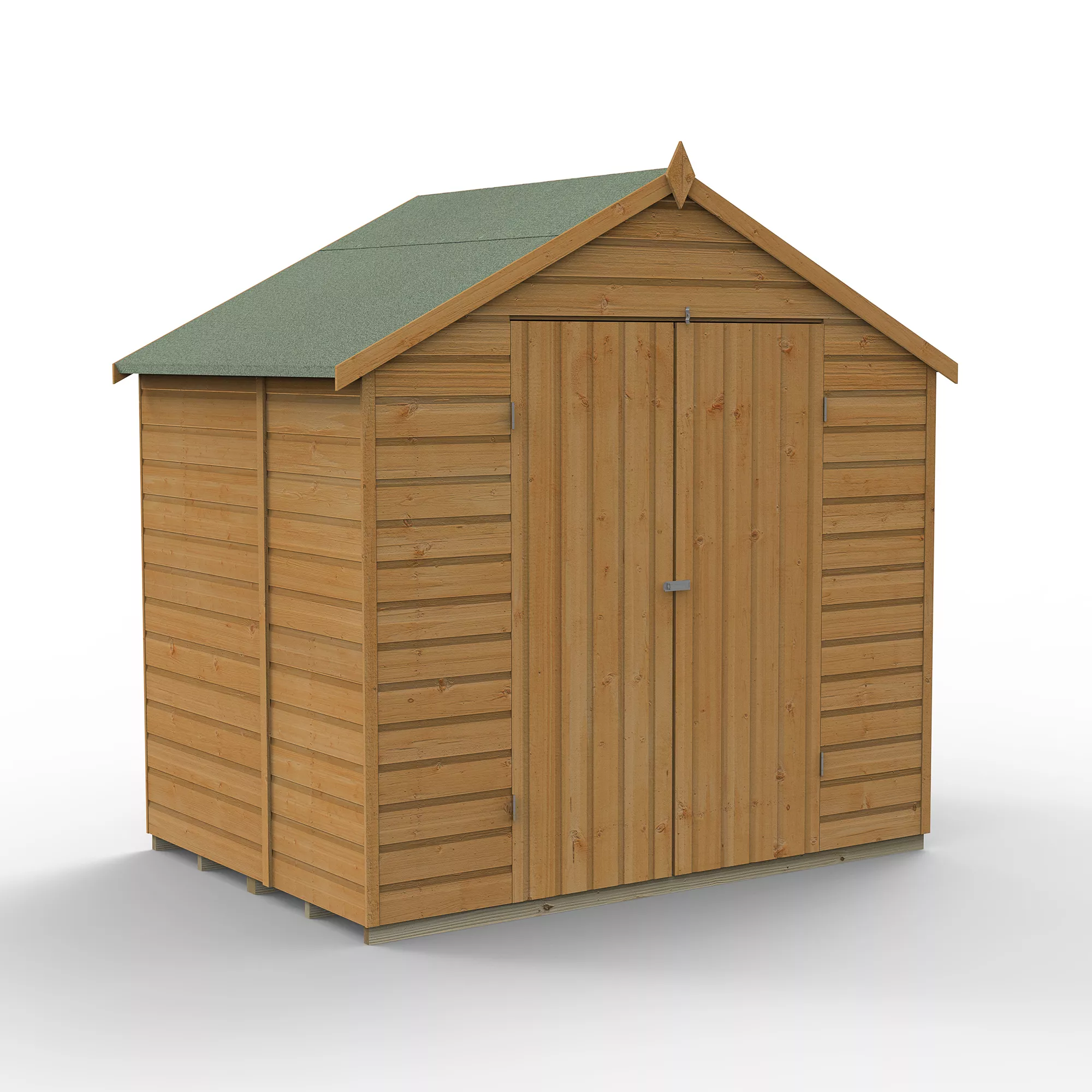Forest Garden 7x5 Apex Dip Treated Shiplap Wooden Shed With Floor - Assembly Service Included - Image 2
