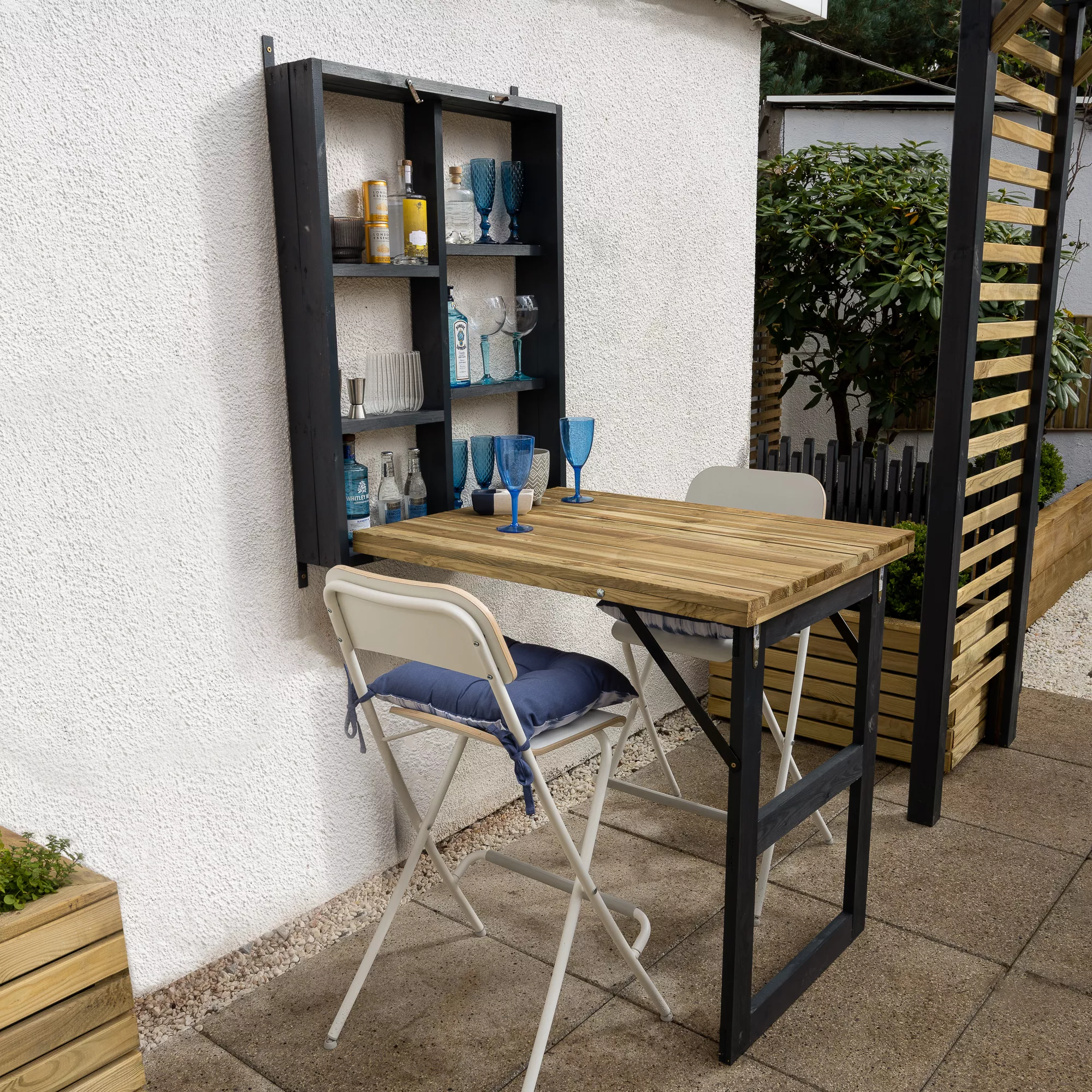 Forest Garden Fold Down Timber Garden Bar (Base Not Required)