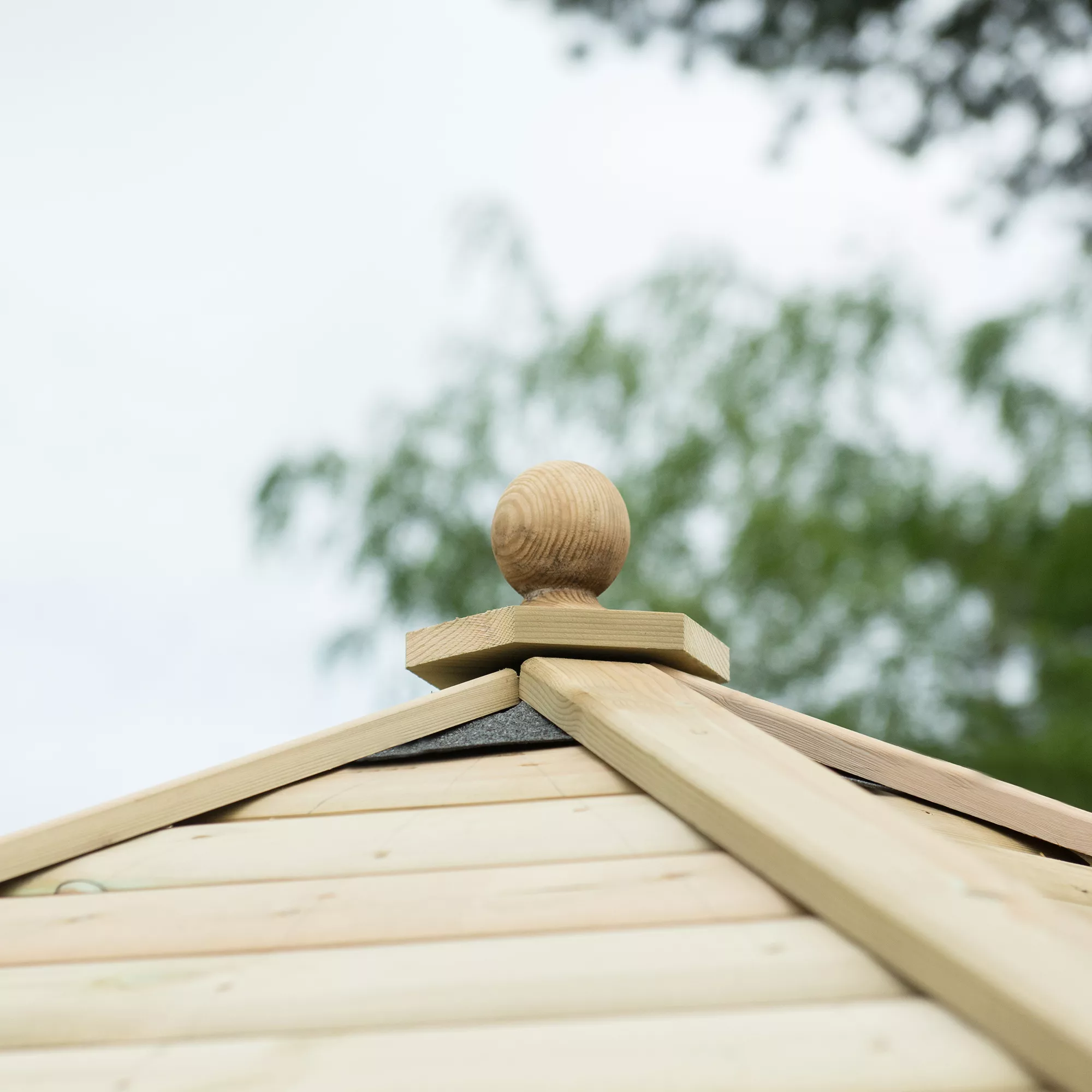 Forest Garden Hexagonal Gazebo With Timber Roof, (W)4.9m (D)4.24m - Image 5