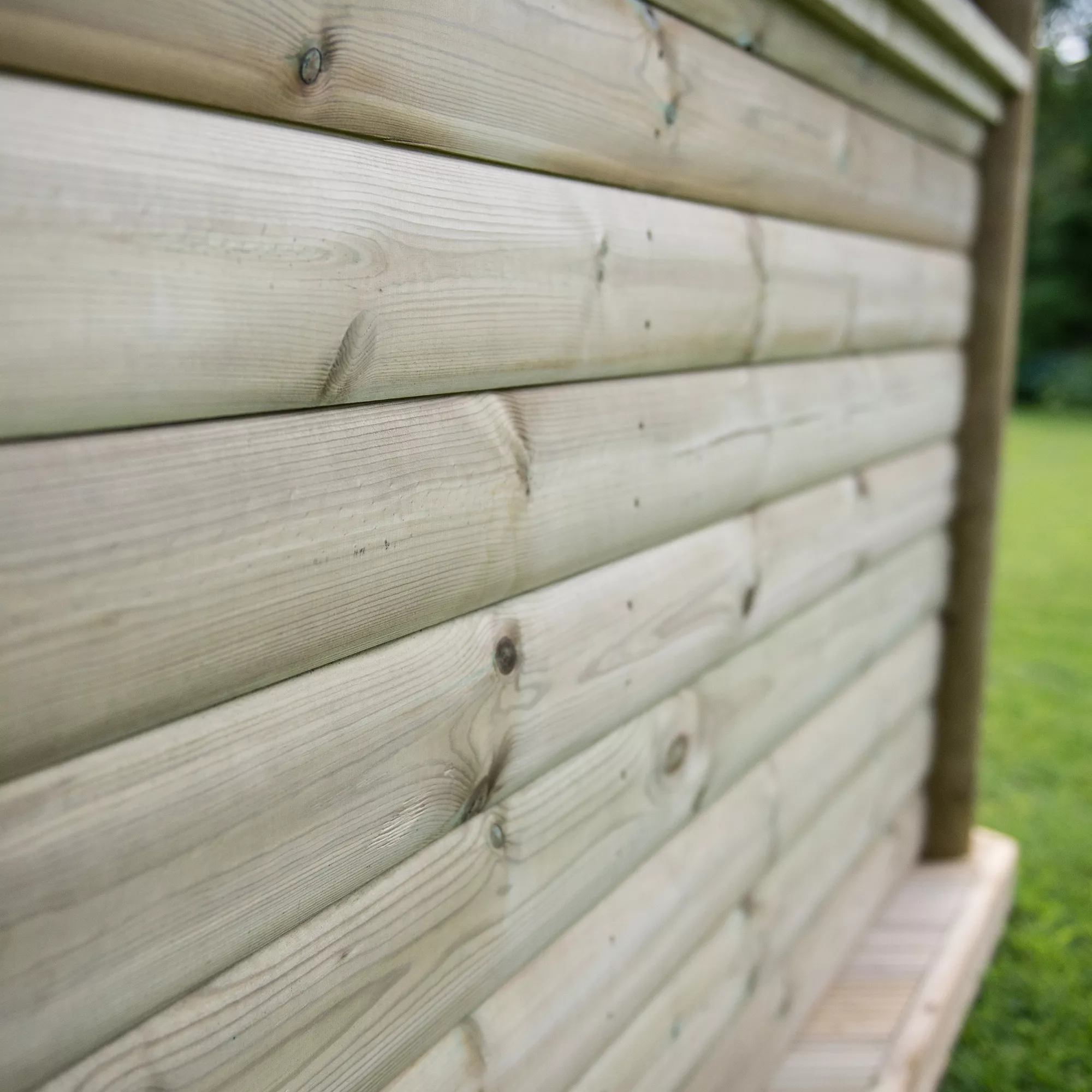 Forest Garden Hexagonal Gazebo With Timber Roof, (W)4.9m (D)4.24m - Image 6