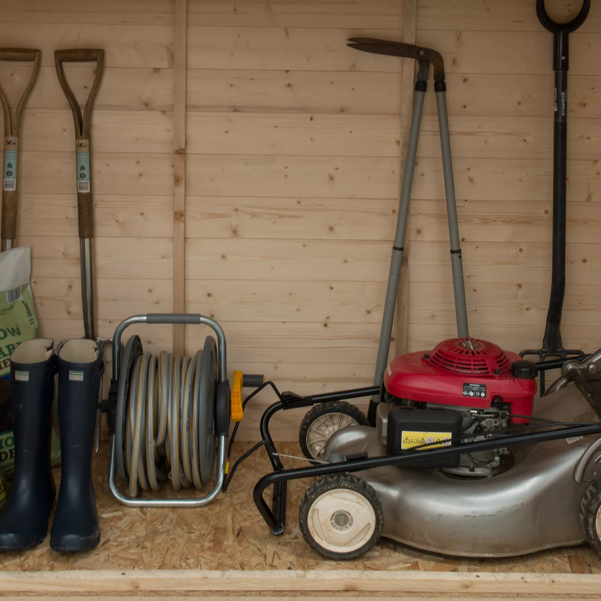 Forest Garden Shiplap Wooden 6x3 Pent Garden Storage - Image 9