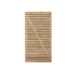 Forest Garden Wood Garden Gate, (H)1.8m (W)0.9m