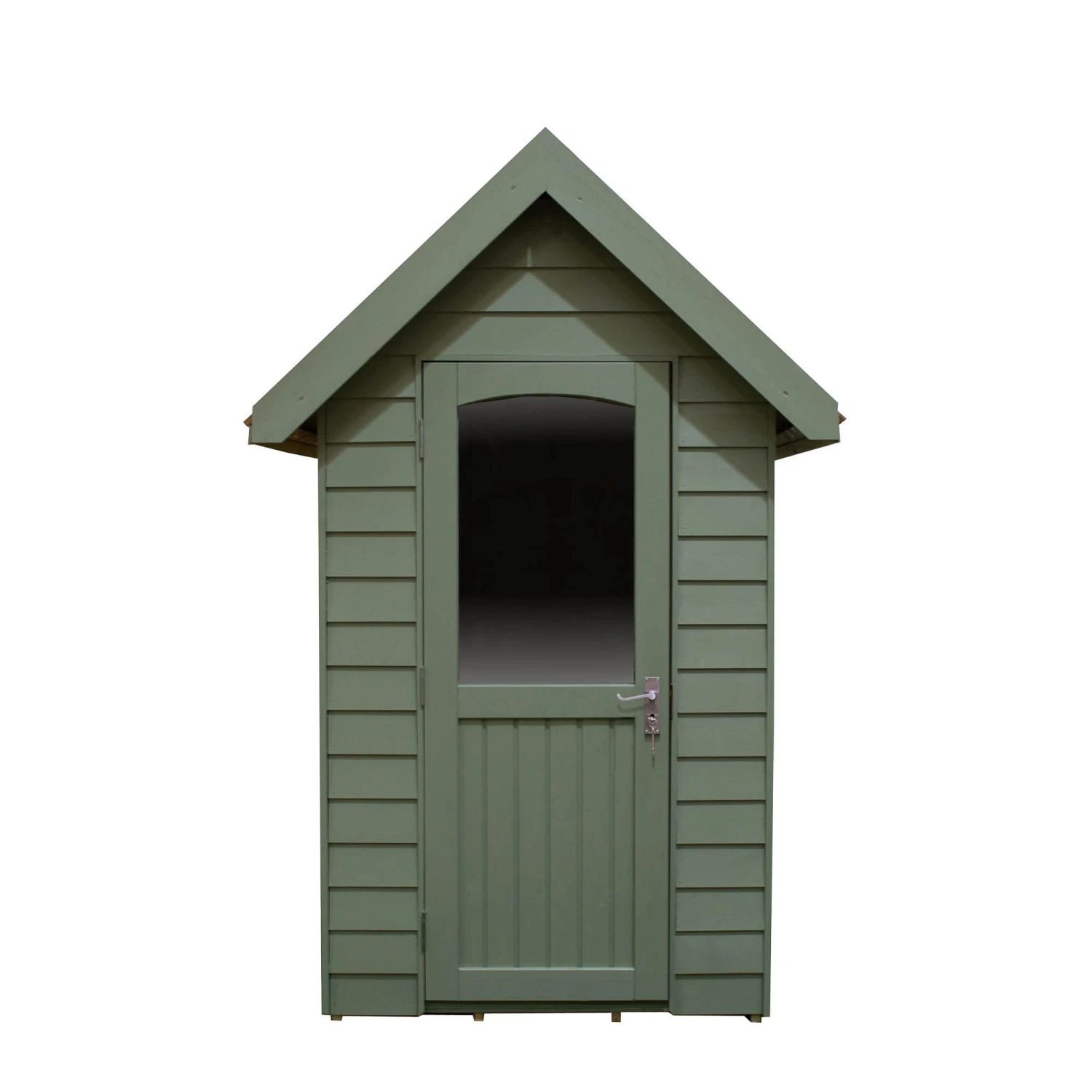 Forest Retreat 6X4 Apex Pressure Treated Overlap Green Shed With Floor - Assembly Service Included - Image 3