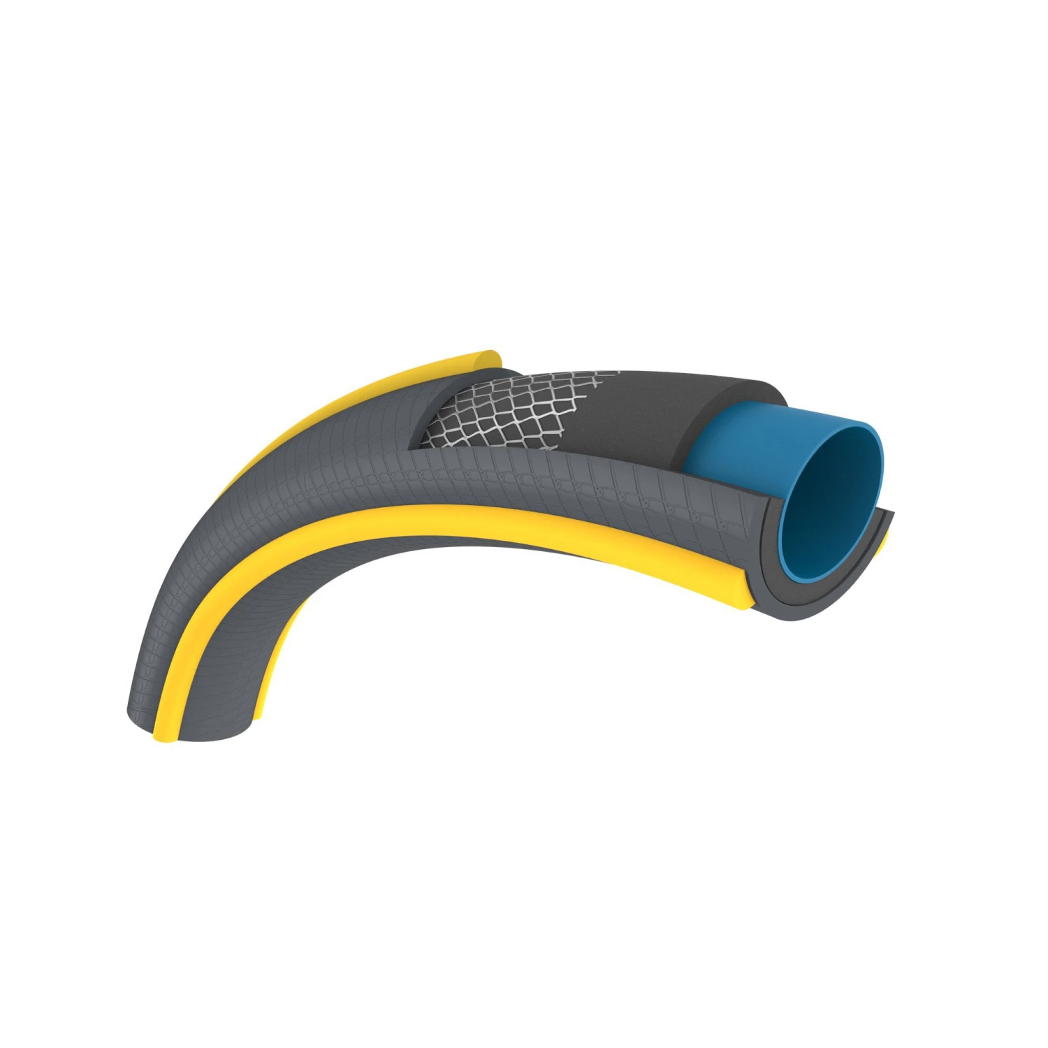 Hozelock Ultramax 116240 Grey & Yellow 5-layer Reinforced Hose Pipe (L)15m - Image 2