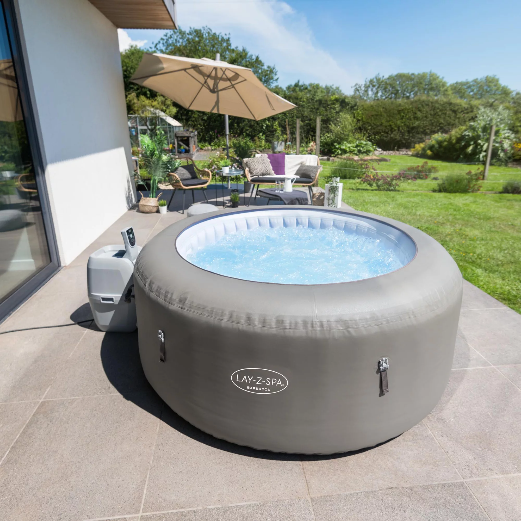Lay-Z-Spa Barbados Airjet 0 Person Inflatable Hot Tub - Image 2