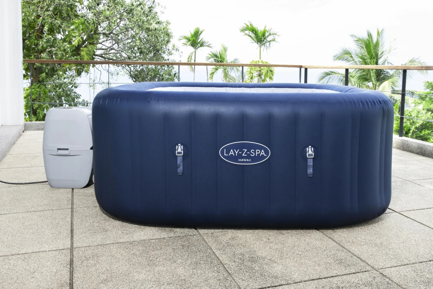 Lay-Z-Spa Hawaii Airjet 6 Person Inflatable Hot Tub - Image 11