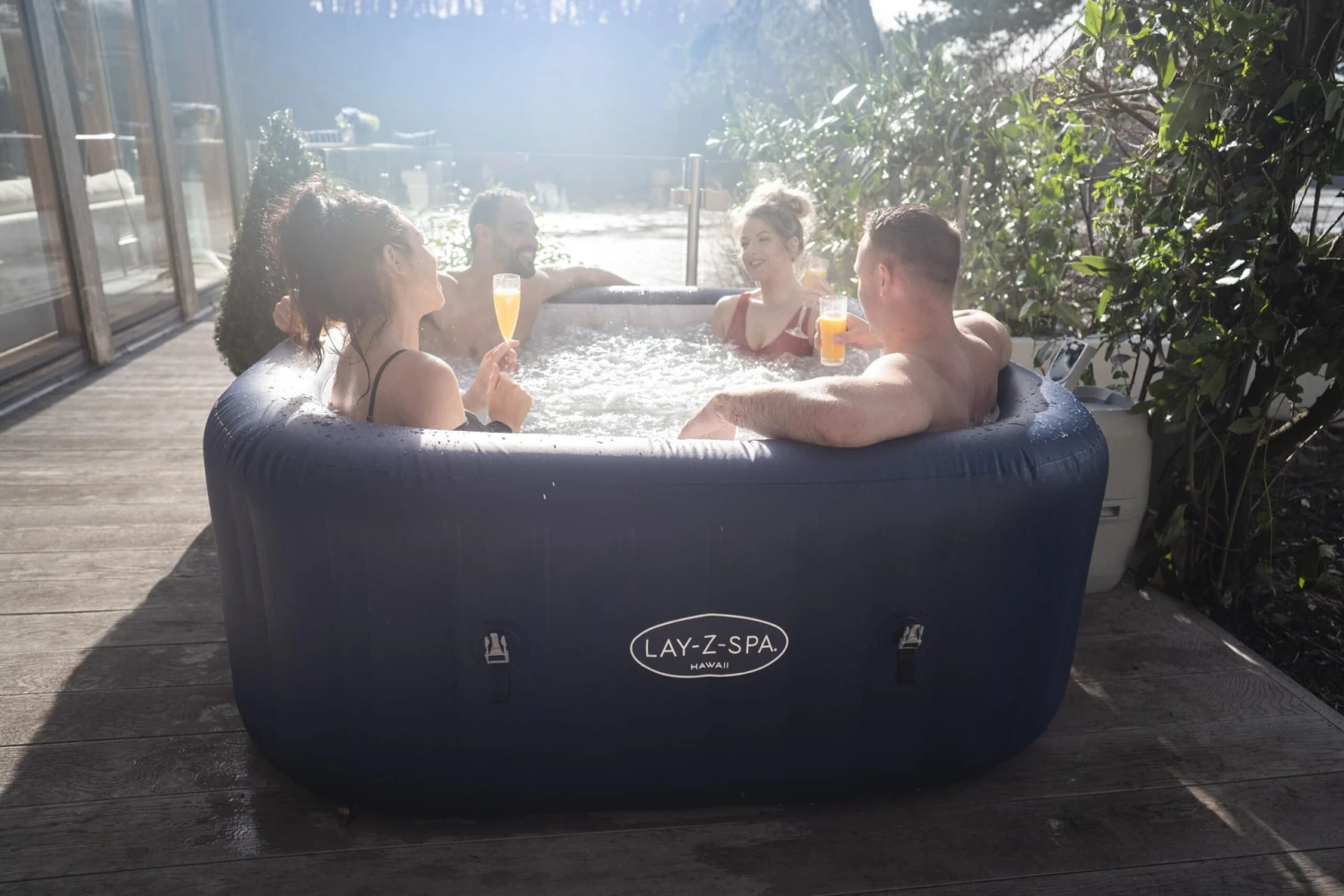 Lay-Z-Spa Hawaii Airjet 6 Person Inflatable Hot Tub - Image 10