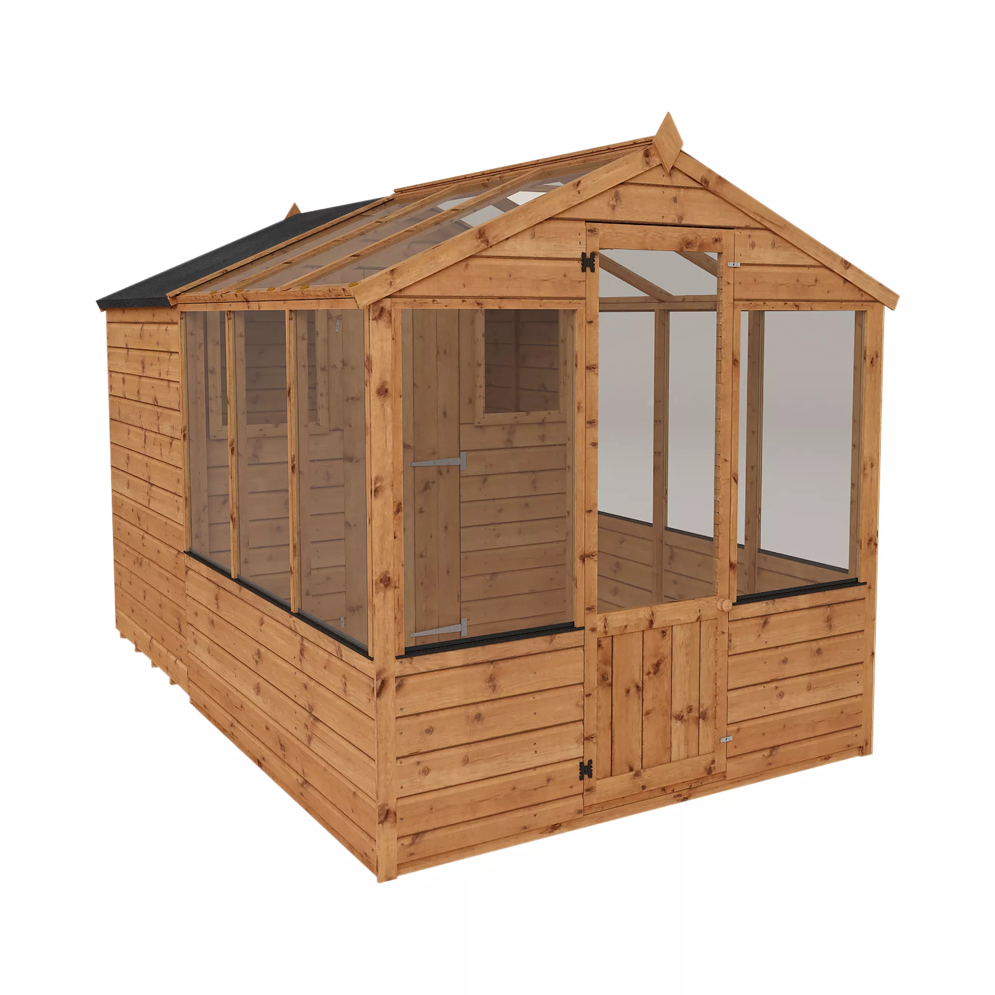 Mercia 10x6 Apex Greenhouse Combi Shed - Assembly Required - Image 2