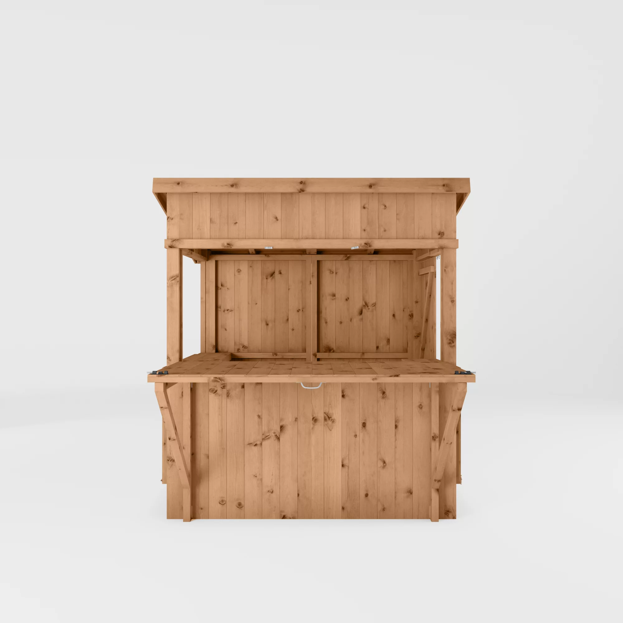 Mercia 6x4 Ft Pent Tongue & Groove Wooden Garden Bar With Single Door - Image 3