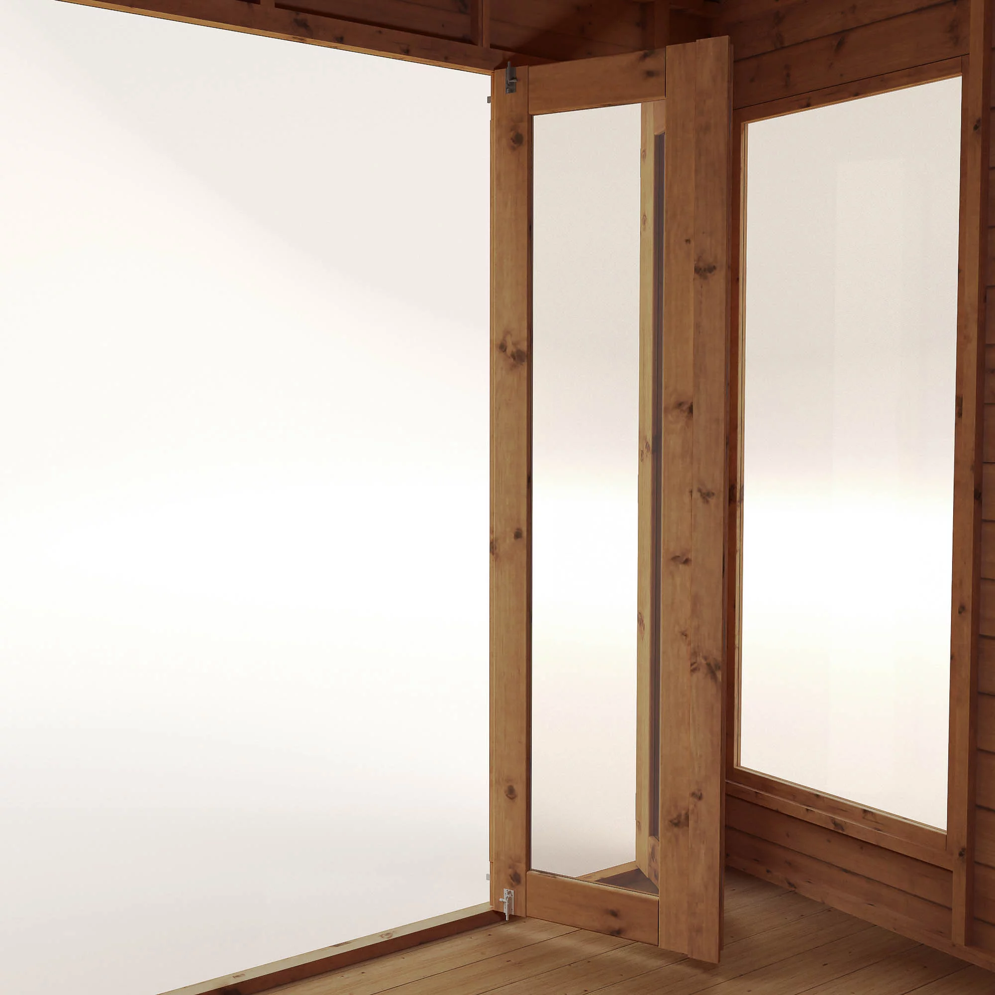 Mercia 8x8 Reverse Apex Tongue & Groove Summer House With Bi-fold Door - Image 5