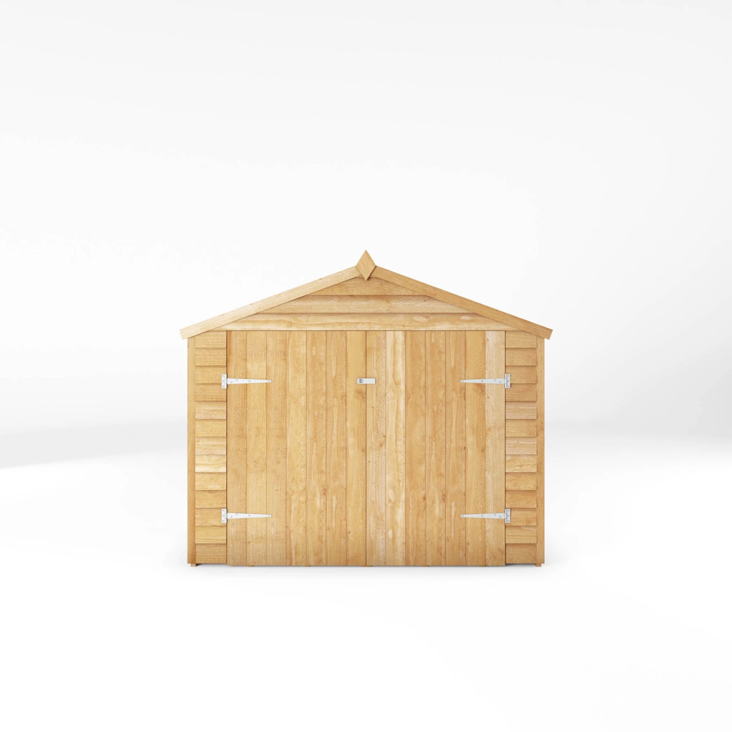 Mercia Solid Wood 3x7 Overlap Apex Bike Store - Image 3