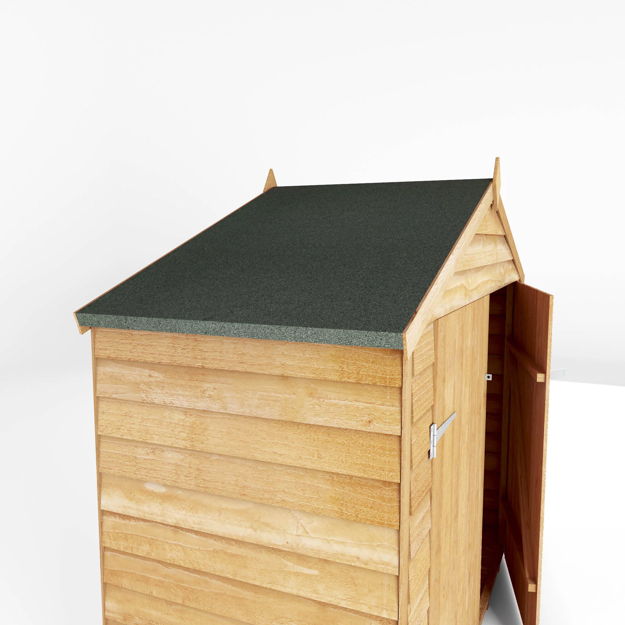 Mercia Solid Wood 3x7 Overlap Apex Bike Store - Image 6