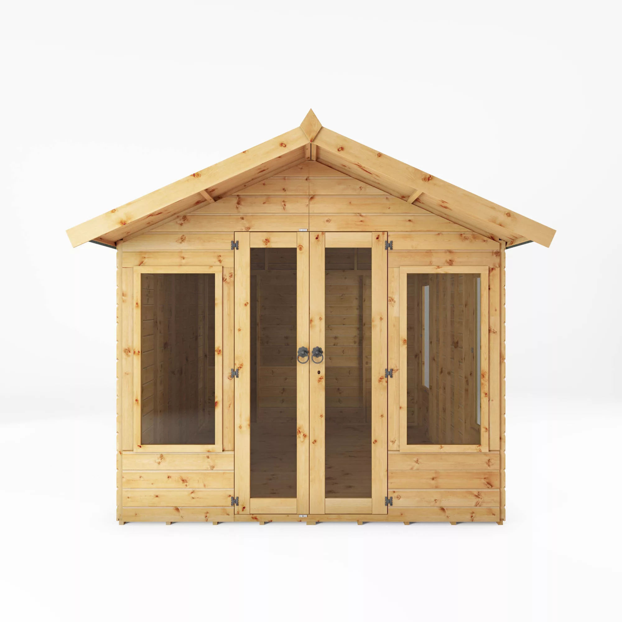 Mercia Sussex 10x8 Ft Apex Shiplap Wooden Summer House With Double Door - Image 3