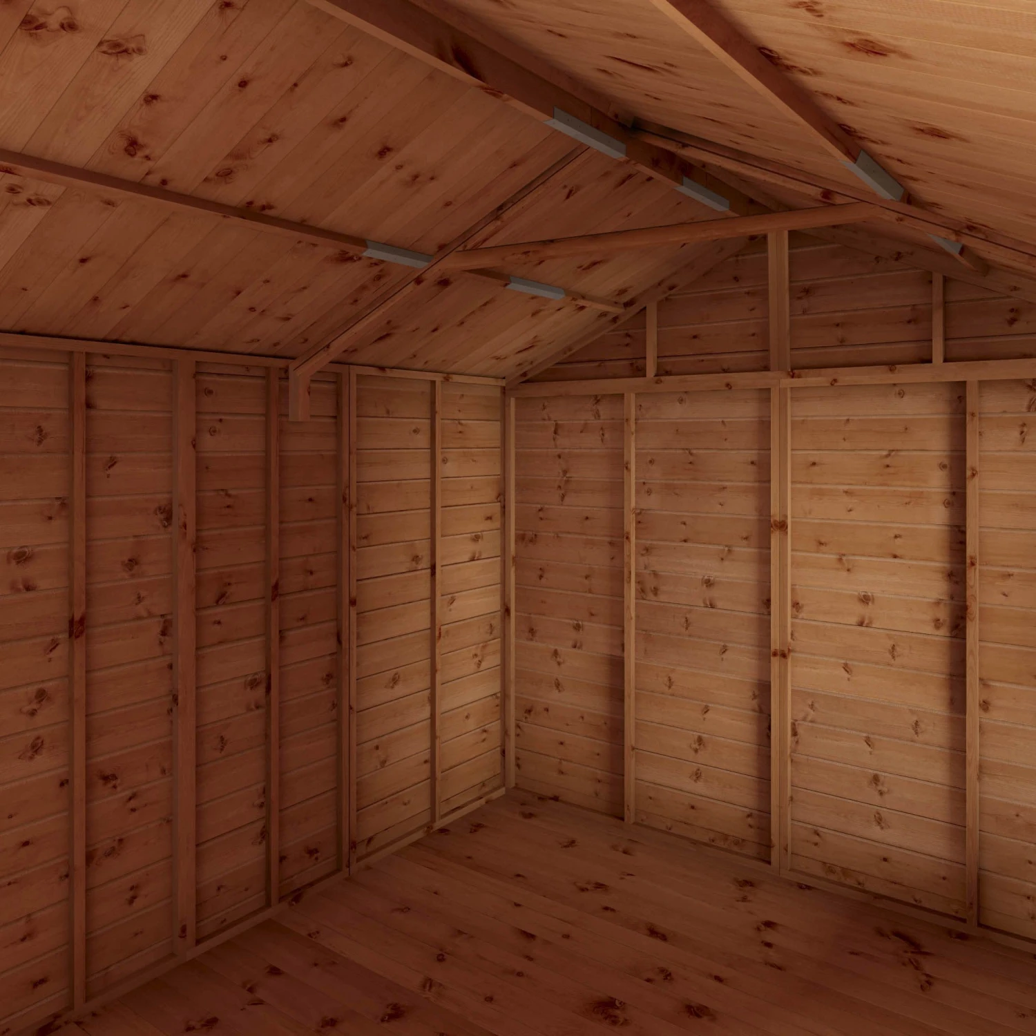 Mercia Sussex 10x8 Ft Apex Shiplap Wooden Summer House With Double Door - Image 6