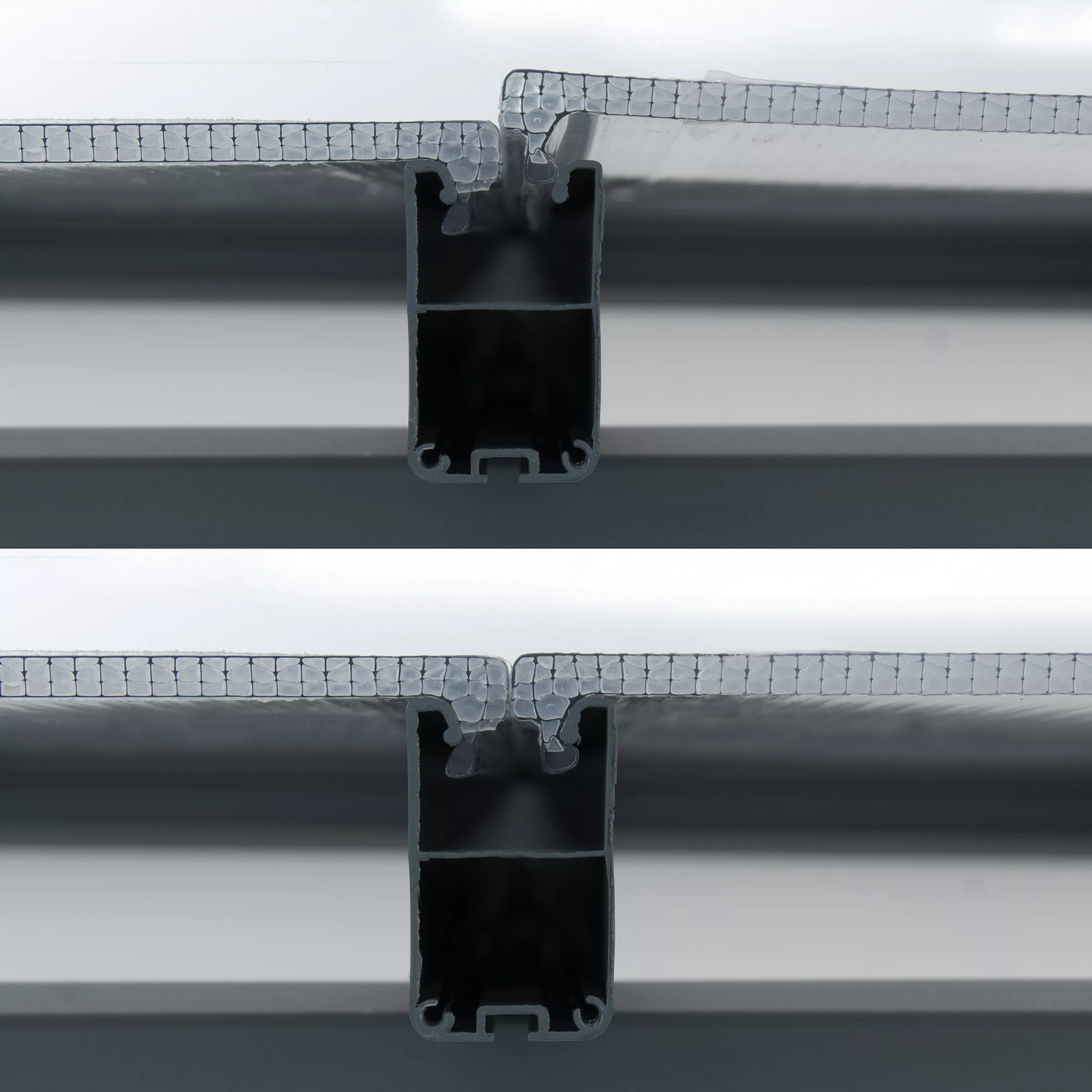 Palram - Canopia Feria Grey Non-retractable Awning, (L)7.87m (H)3.05m (W)3.85m - Image 5