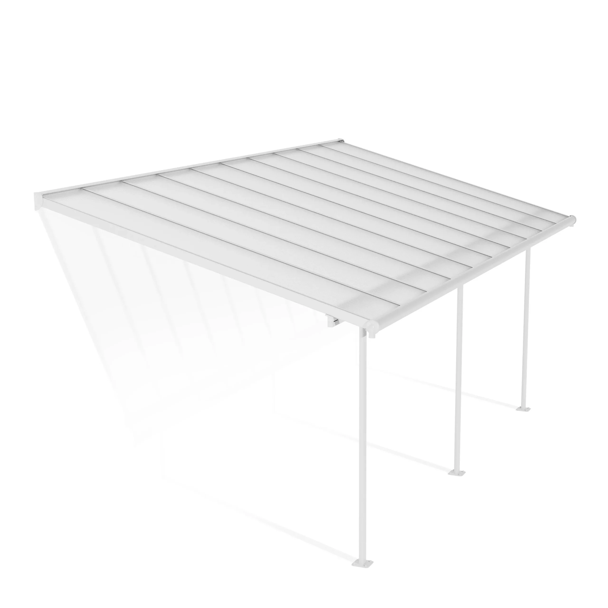 Palram - Canopia Sierra White Non-retractable Awning, (L)6.19m (H)3.05m (W)2.99m - Image 2