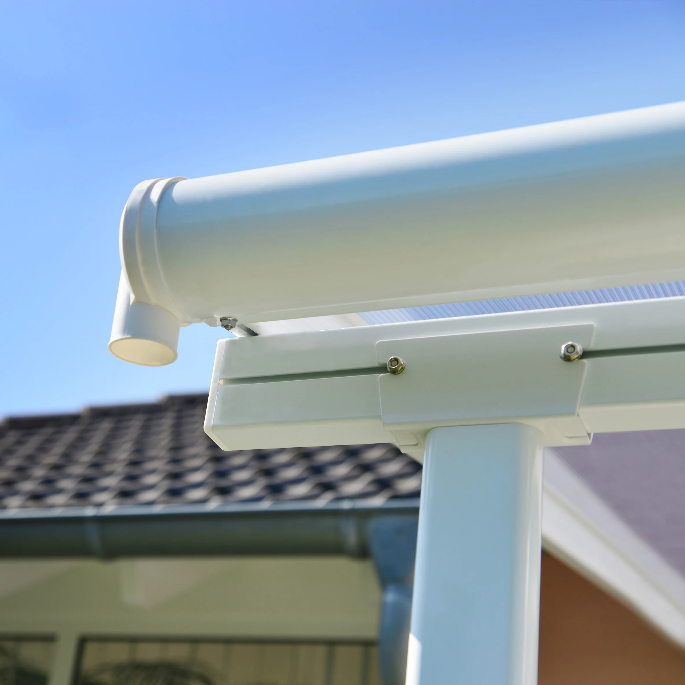 Palram - Canopia Sierra White Non-retractable Awning, (L)6.19m (H)3.05m (W)2.99m - Image 3