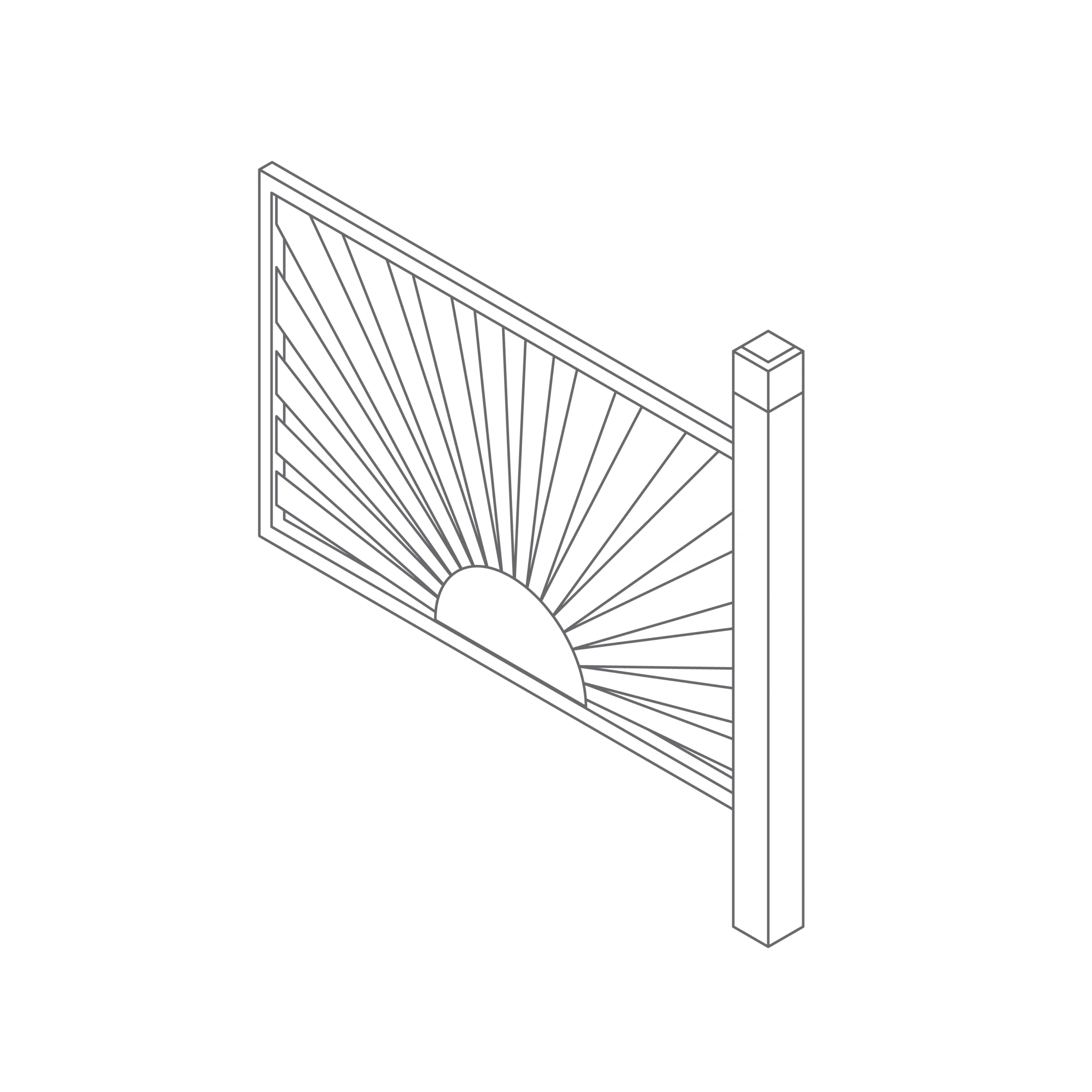 Richard Burbidge Sunburst Softwood Decking Running Kit - Image 2