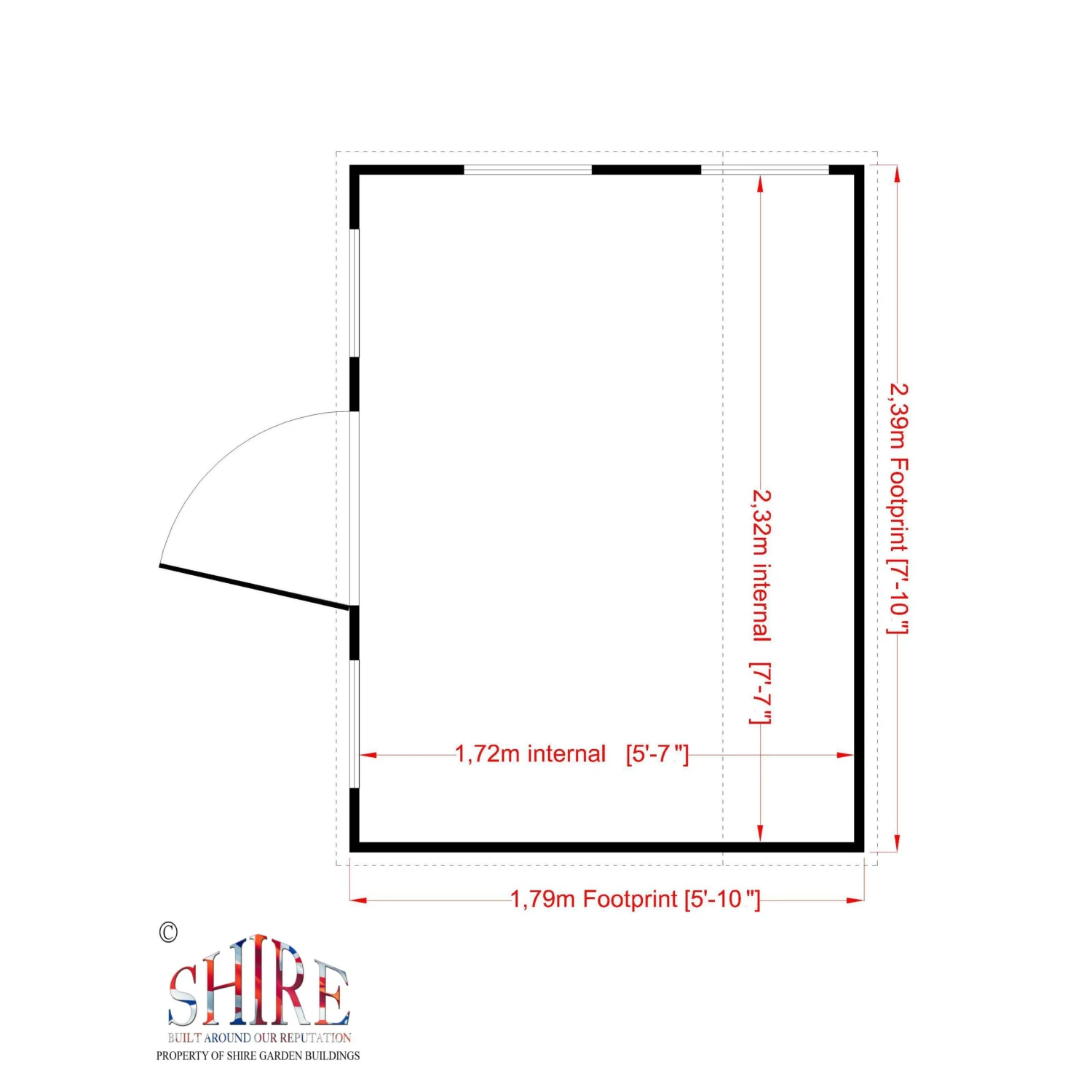 Shire 8x6 Cottage Whitewood Pine Playhouse Assembly Required - Image 4