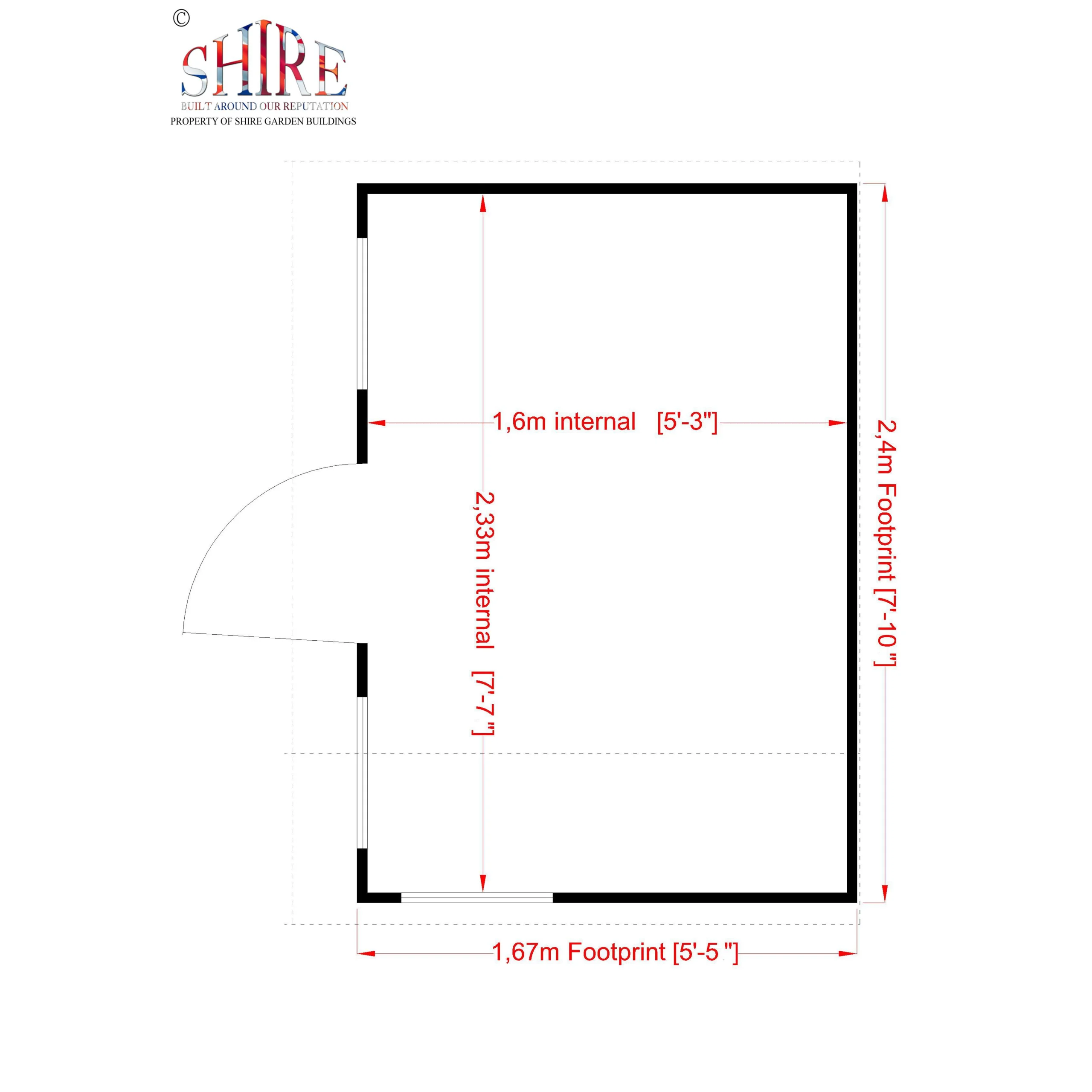 Shire 8x6 Loft Whitewood Pine Playhouse Assembly Required - Image 4