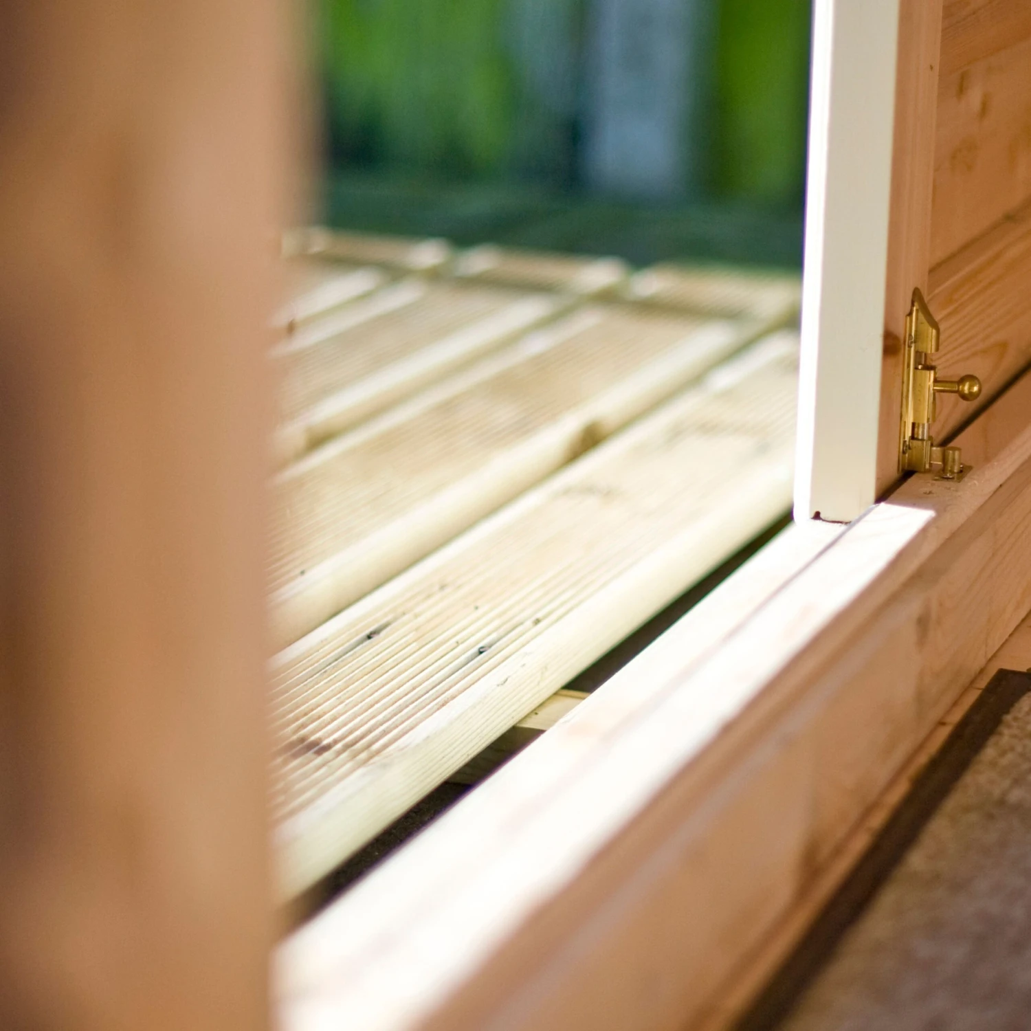 Shire Elveden 26x14 Toughened Glass Apex Tongue & Groove Wooden Cabin - Base Not Included - Image 5