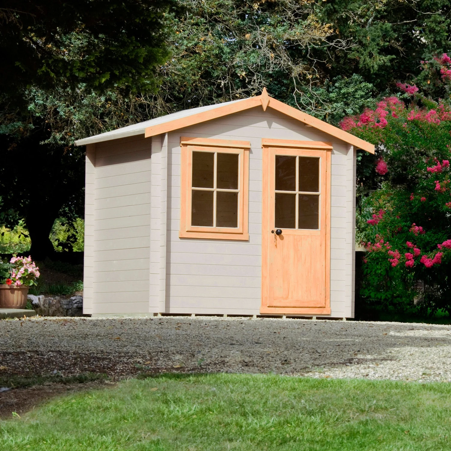 Shire Hartley 10x10 Apex Tongue & Groove Wooden Cabin (Base Included) - Image 8