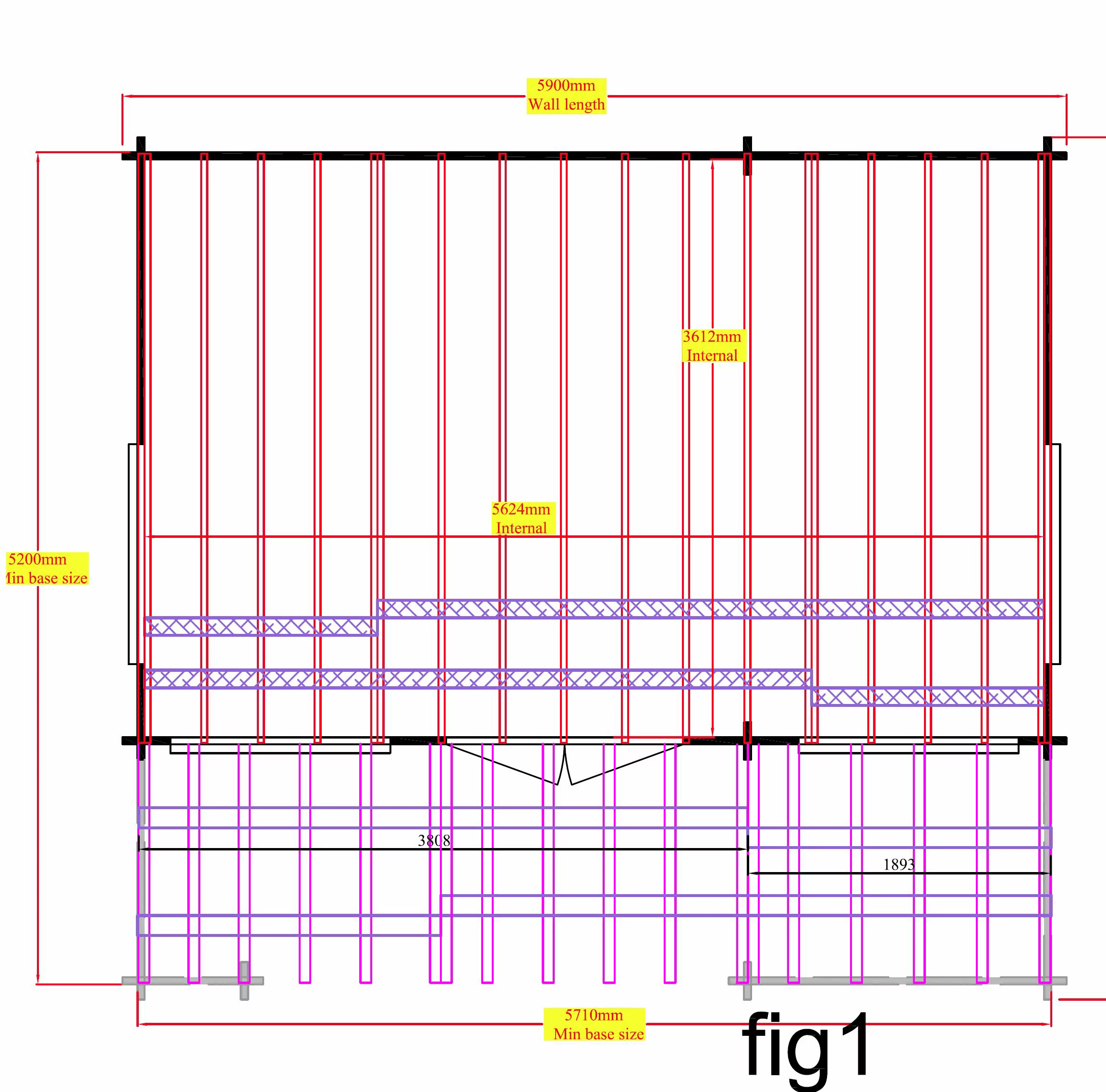 Shire Kingswood 18x20 Glass Apex Tongue & Groove Wooden Cabin - Base Not Included - Image 6