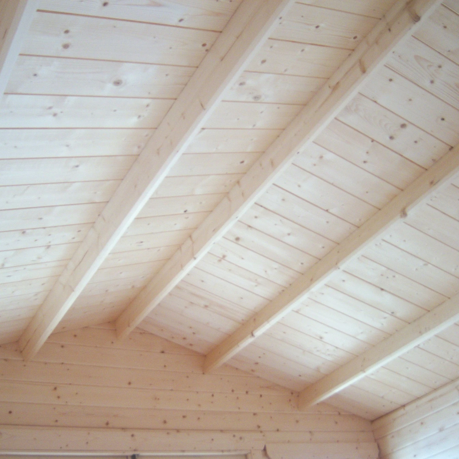 Shire Kingswood 18x20 Glass Apex Tongue & Groove Wooden Cabin - Base Not Included - Image 4