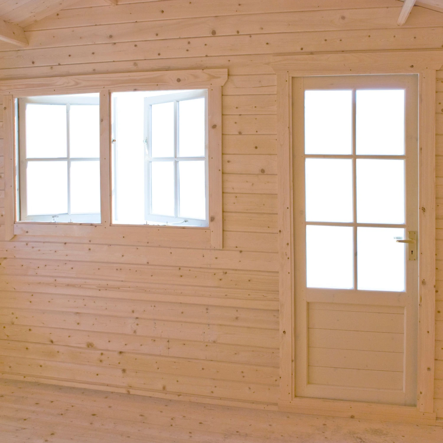 Shire Kinver 12x12 Ft Apex Tongue & Groove Wooden Cabin With Felt Tile Roof - Assembly Service Included - Image 2