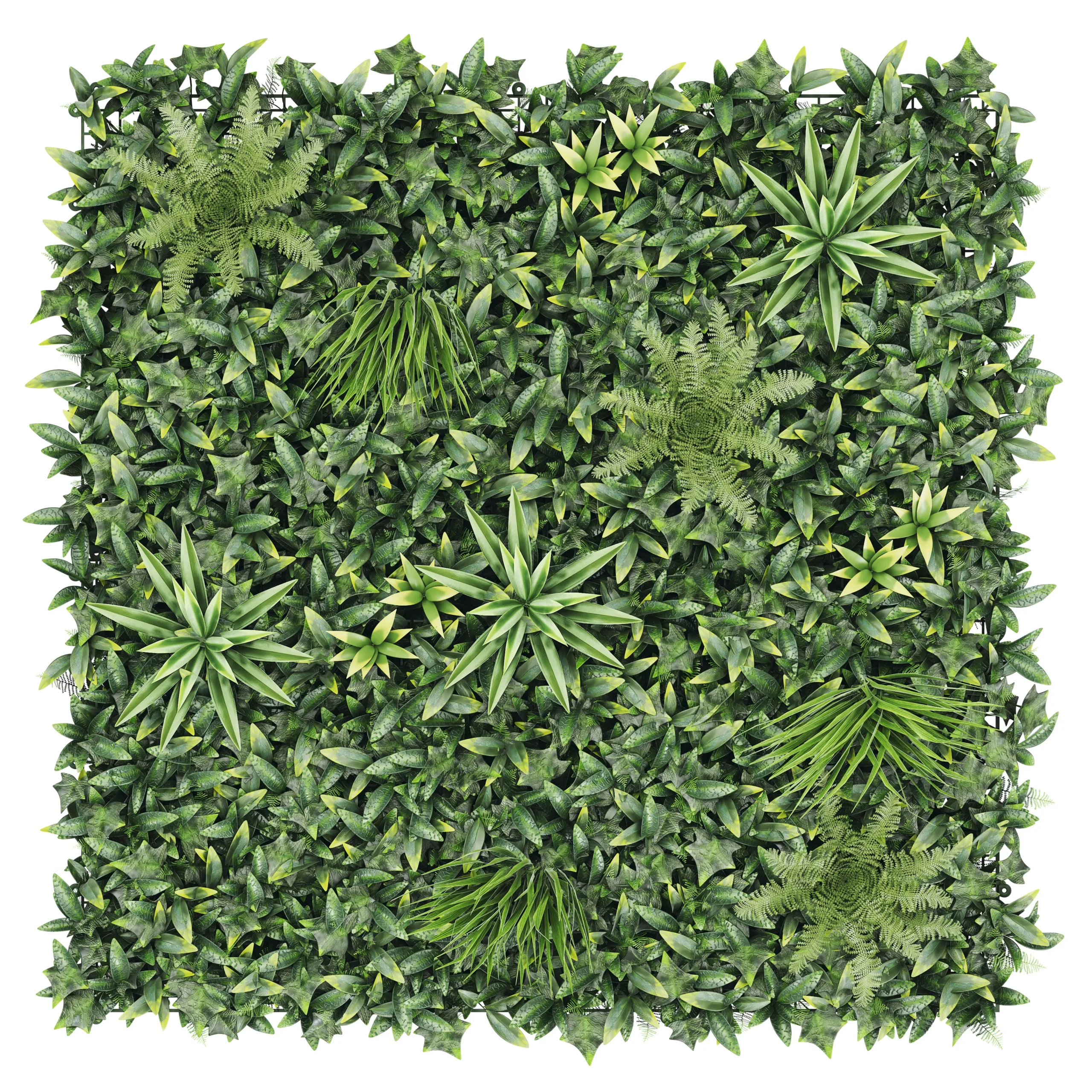 Vertical Square Artificial Plant Wall, (H)1m (W)1m
