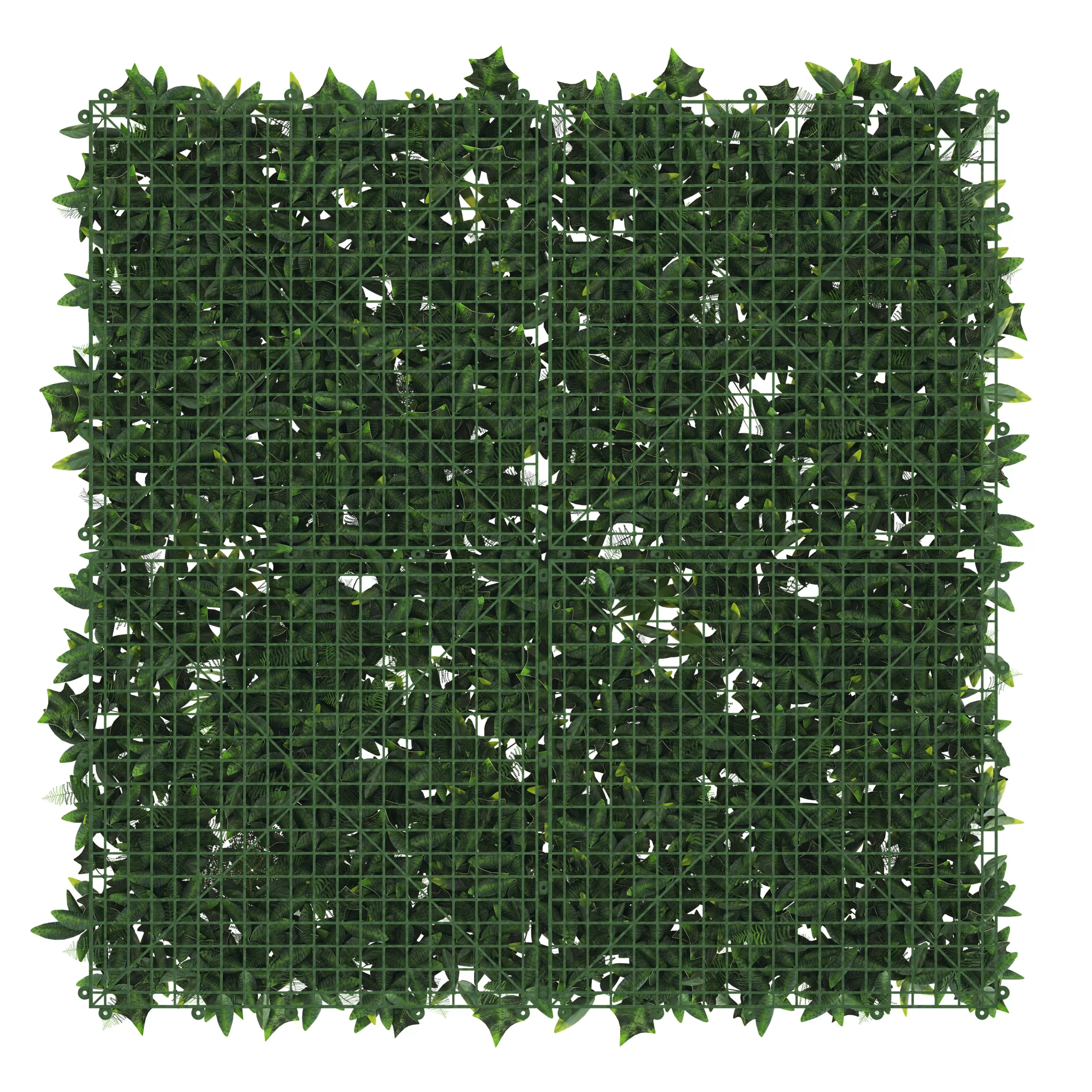 Vertical Square Artificial Plant Wall, (H)1m (W)1m - Image 2