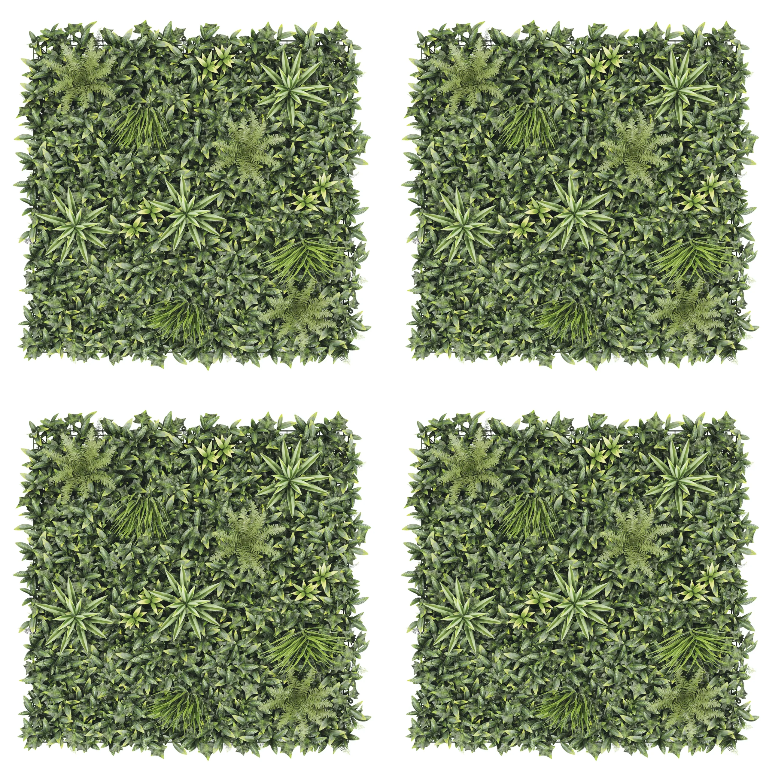Vertical Square Artificial Plant Wall, (H)1m (W)1m - Image 4