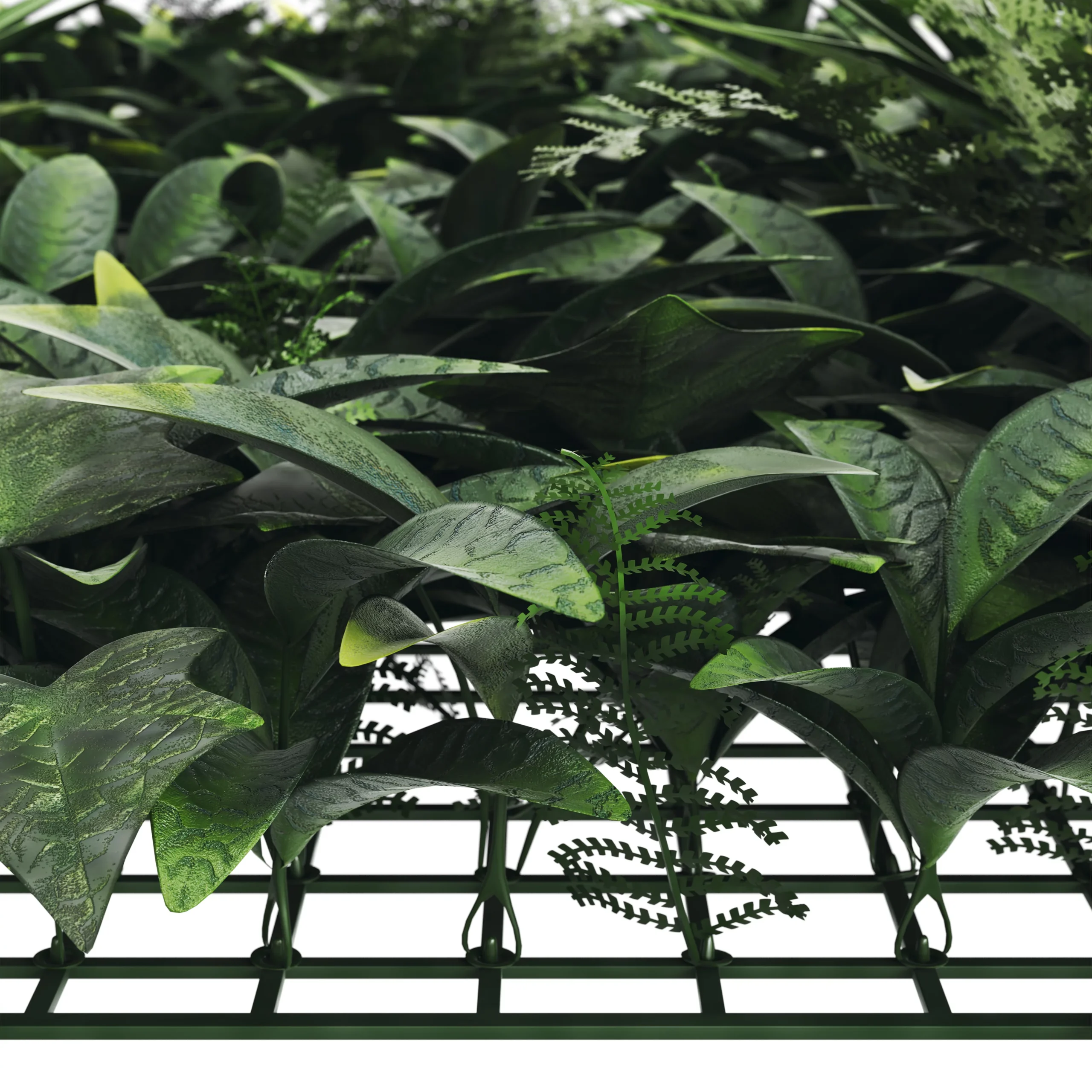 Vertical Square Artificial Plant Wall, (H)1m (W)1m - Image 5