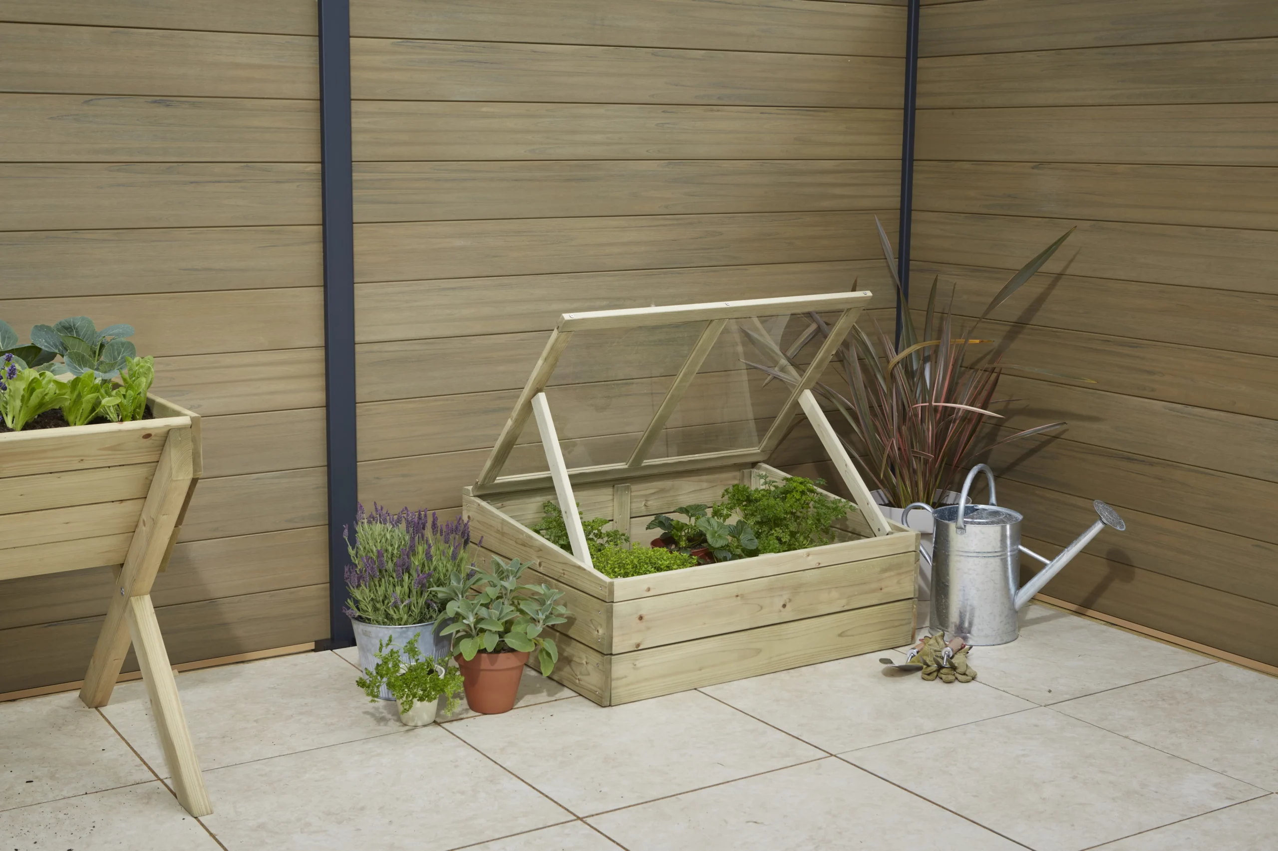 Verve Softwood Coldframe 37cm(H) 93cm(W) - Image 4