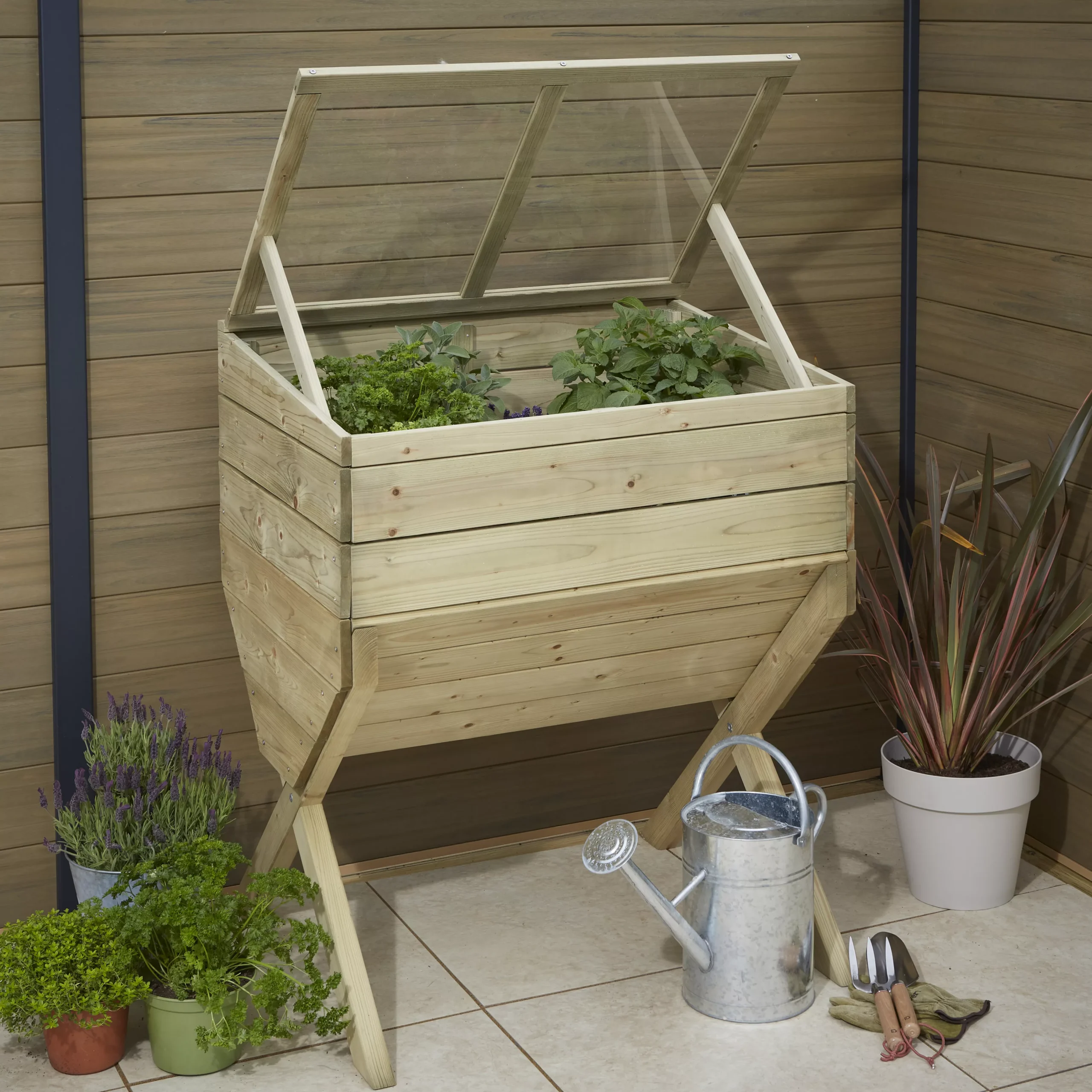 Verve Softwood Coldframe 37cm(H) 93cm(W) - Image 5